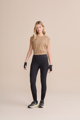 Soft Pima Cropped Tank Top