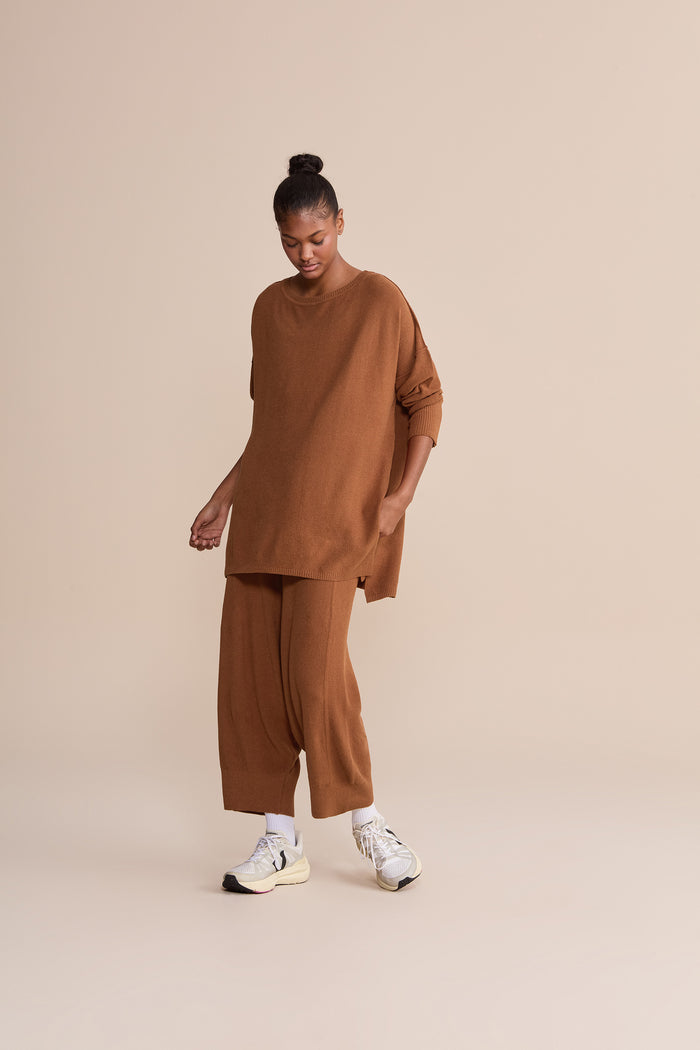 Mesh Stitch Knit Sweater