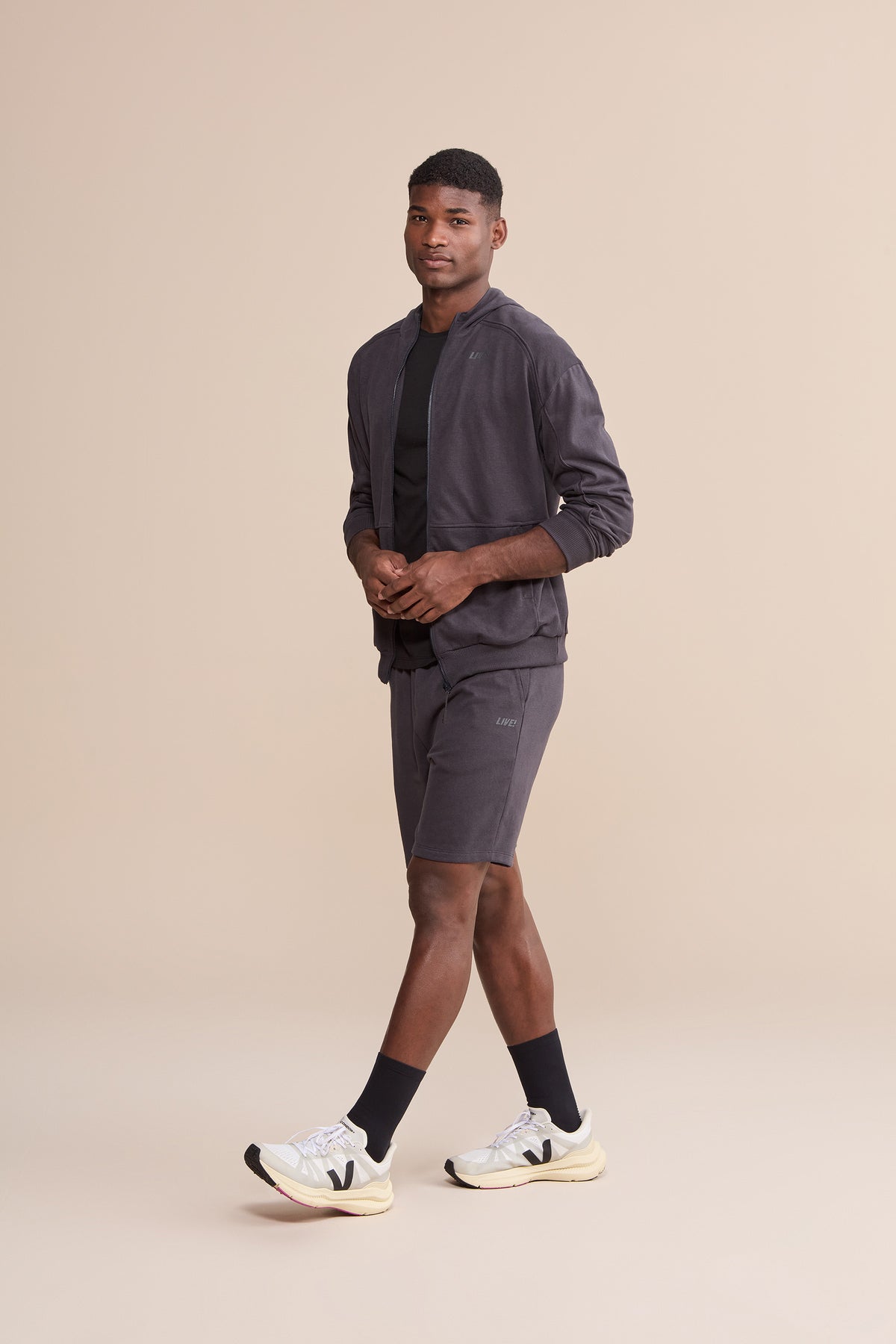 Men's Rino Stone Knit Long Shorts