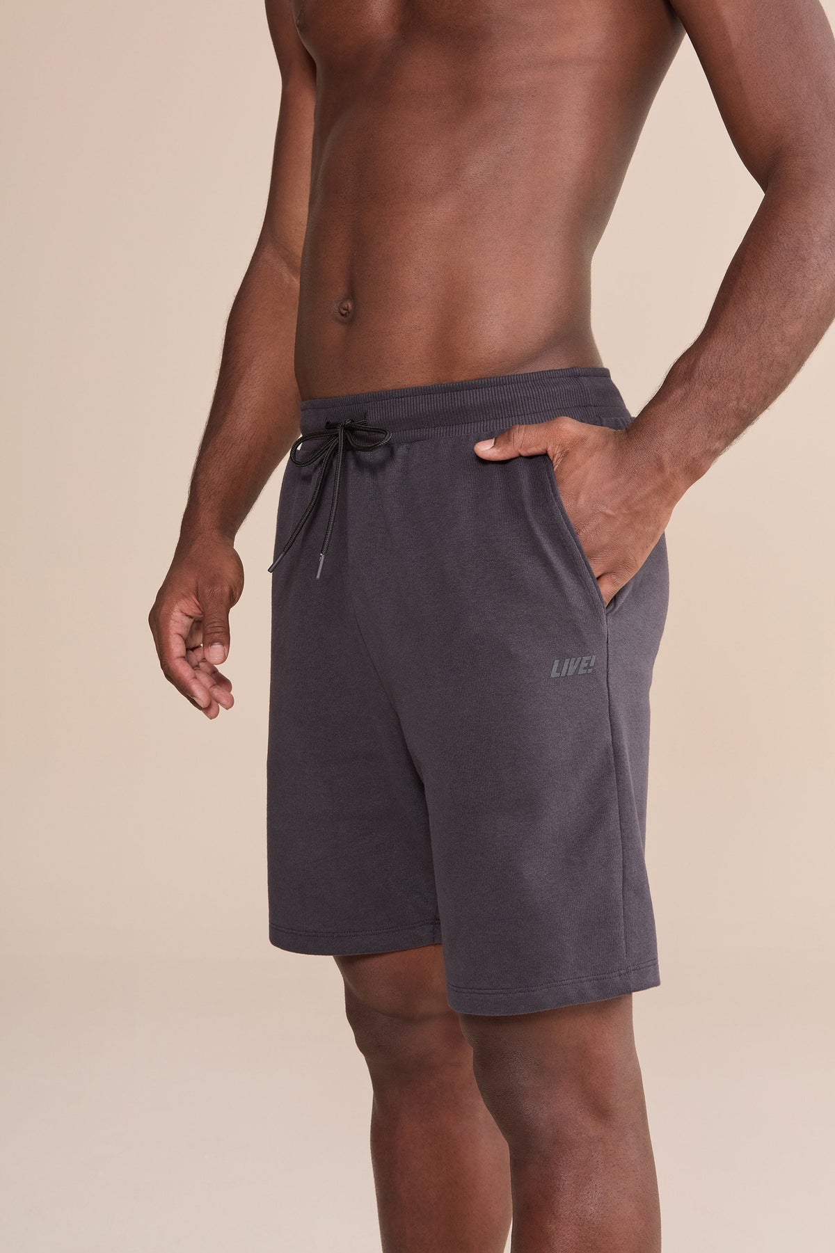 Men's Rino Stone Knit Long Shorts