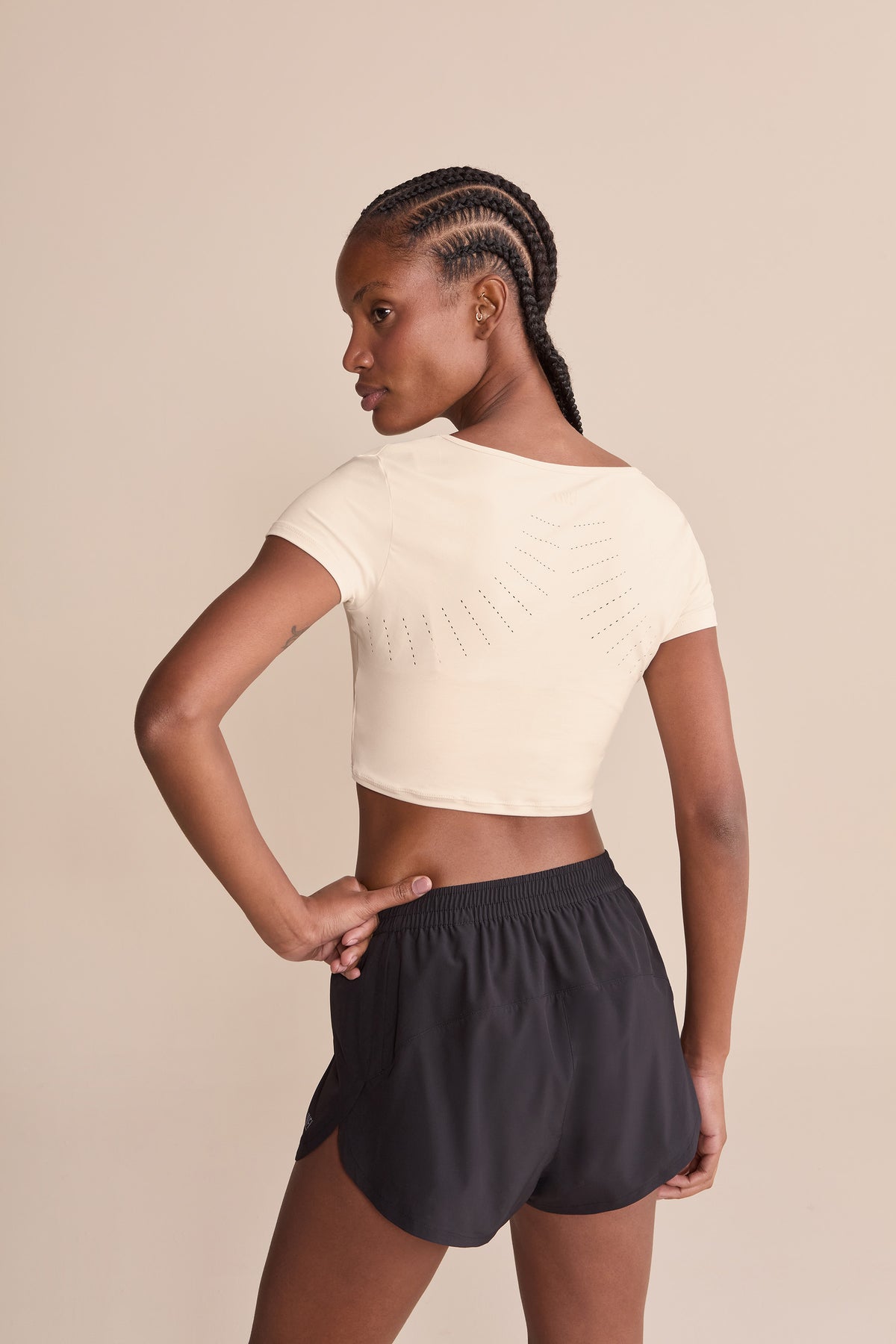 Broad Laser Cropped Top