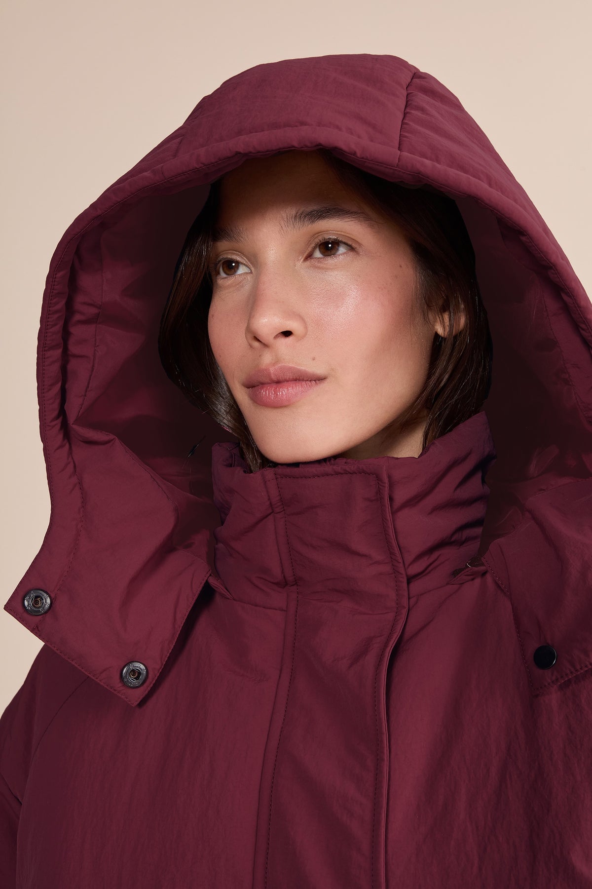 Fluffy Nylon Core Jacket