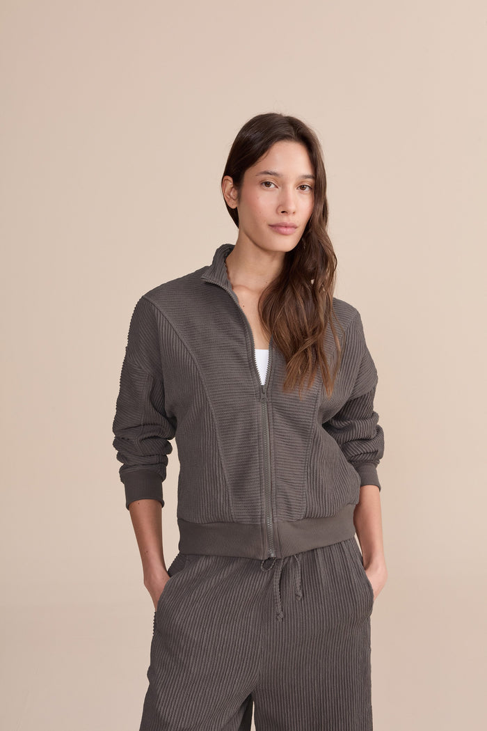 Bold Fleece Bomber Jacket