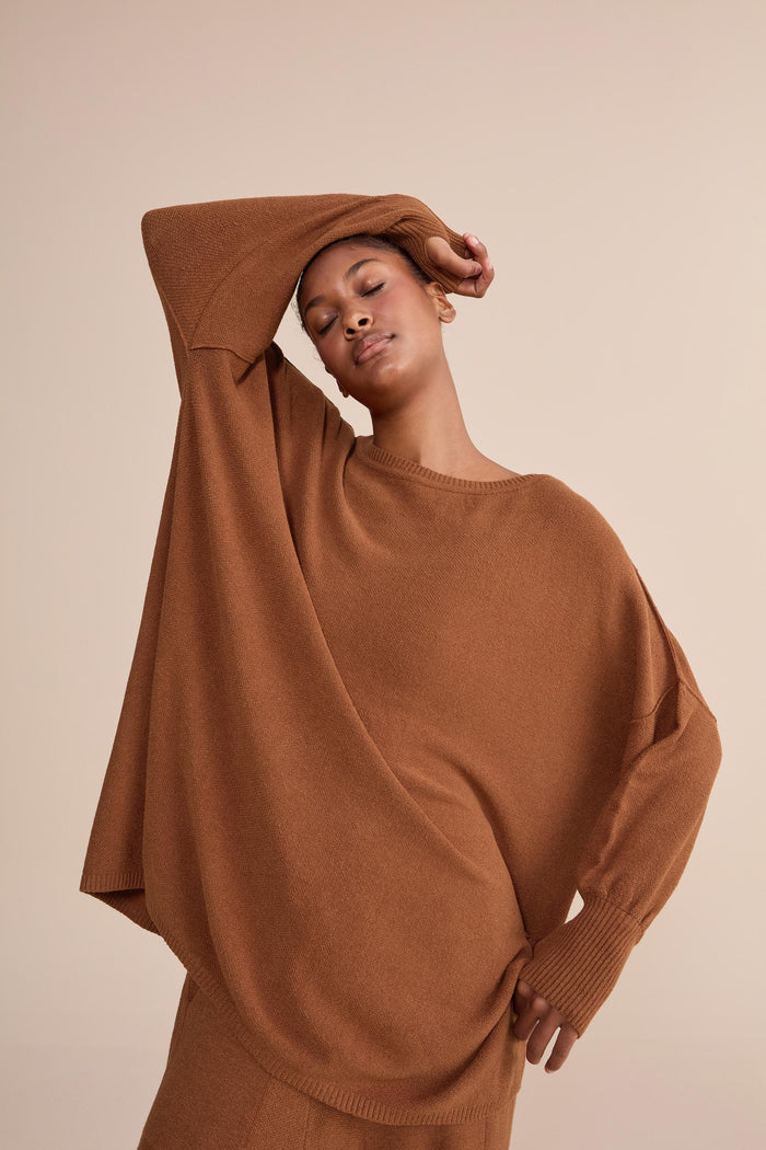 Mesh Stitch Knit Sweater