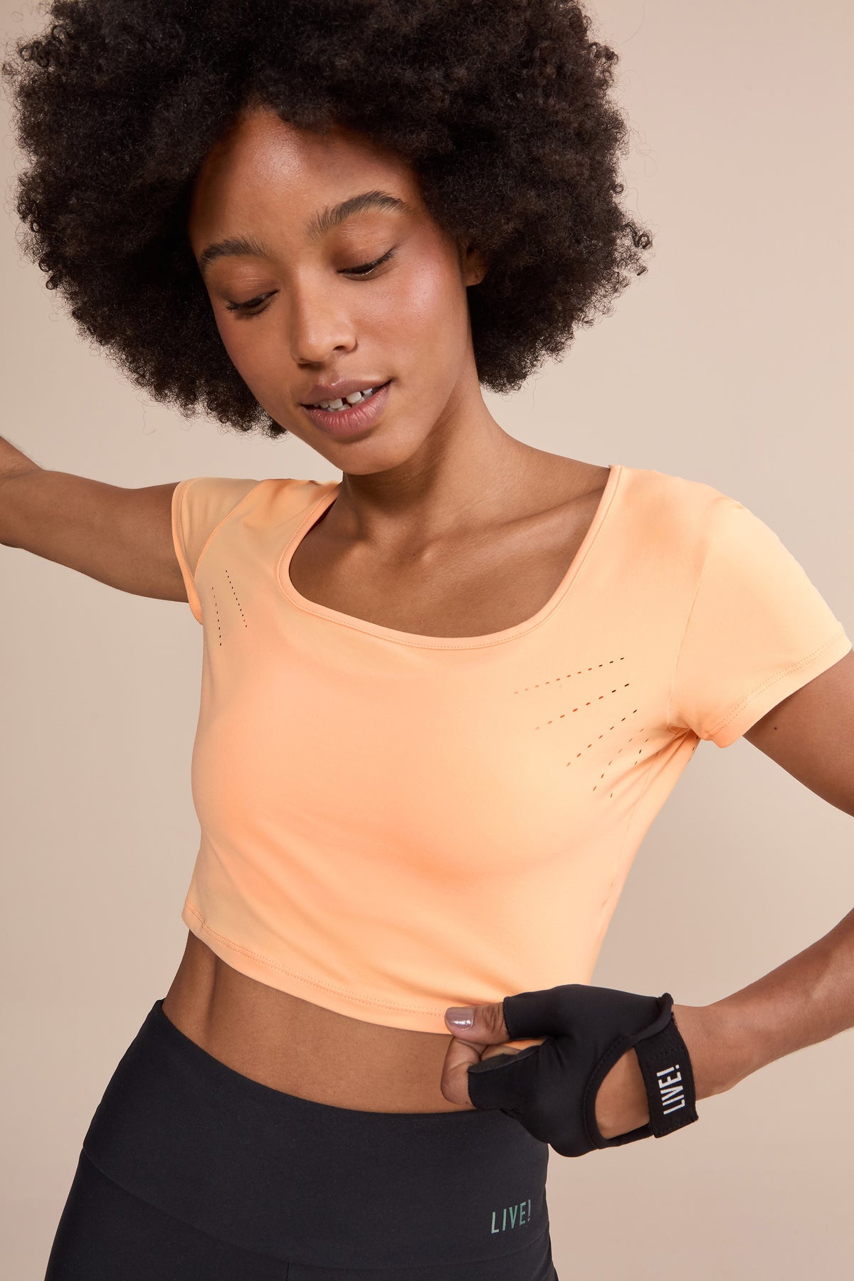 Broad Laser Cropped Top