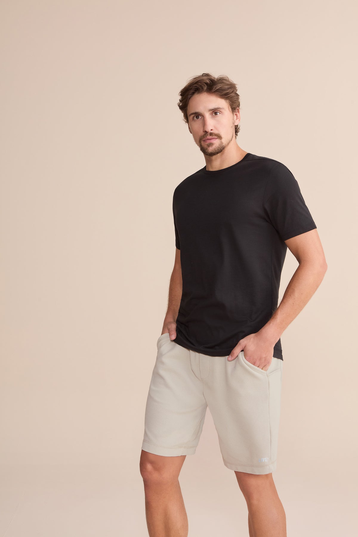 Men's Rustic Washed Long Shorts