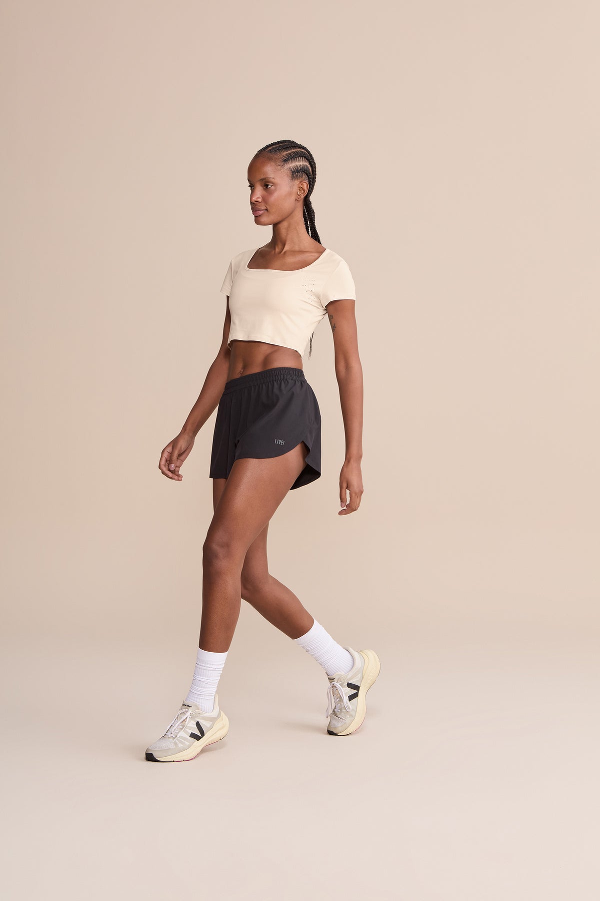 Broad Laser Cropped Top