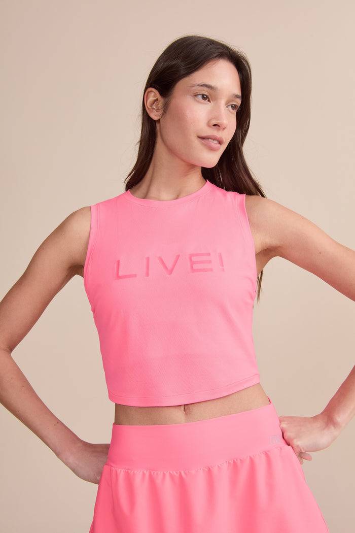 LIVE! Comfort Crop Tank Top