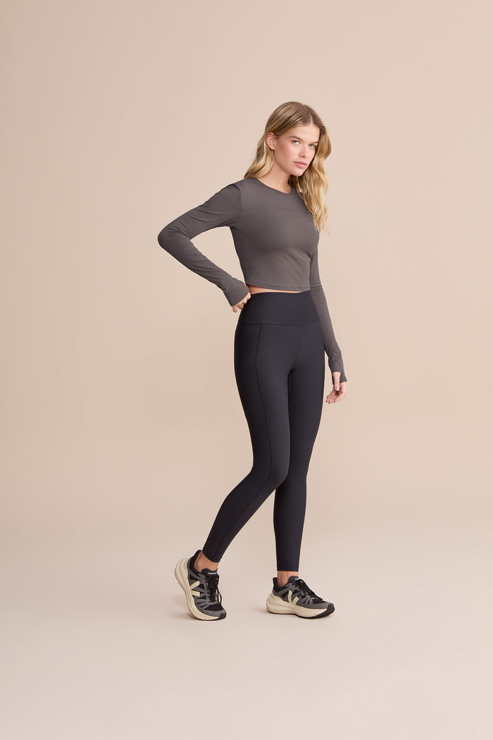 Action Skin® Cut Out Long Sleeve Top