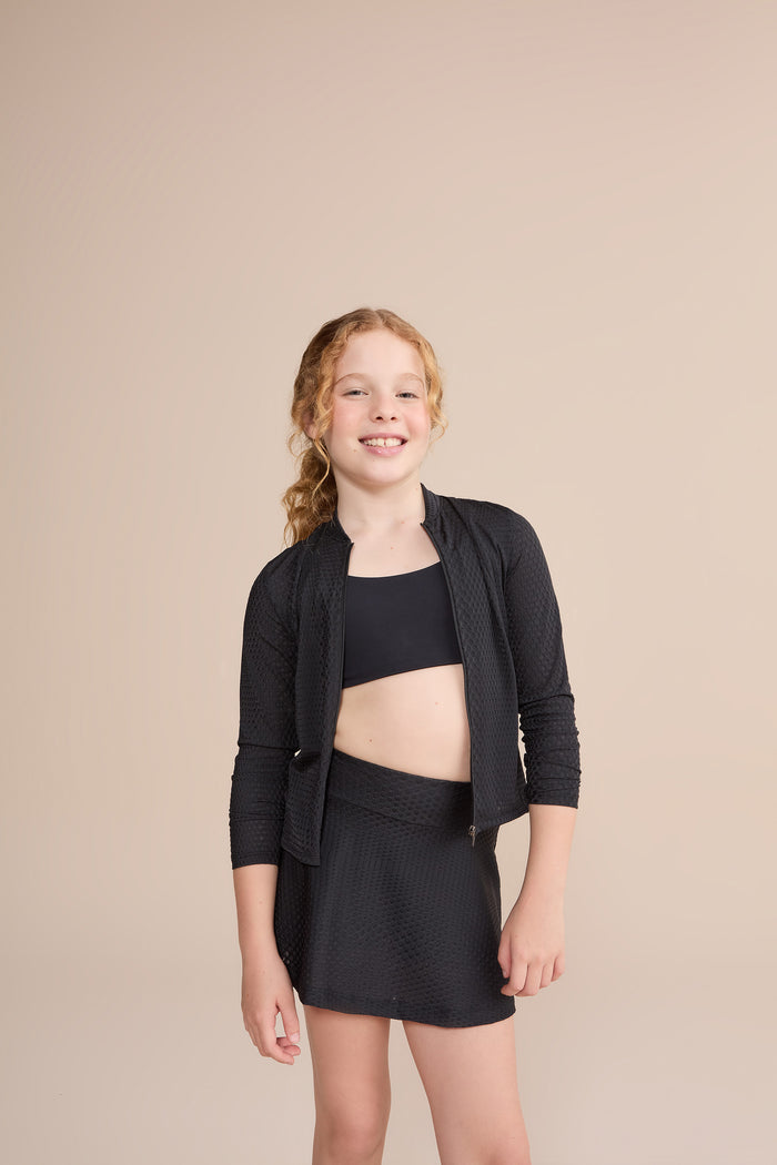 Effect Texture Run Kids Skirt