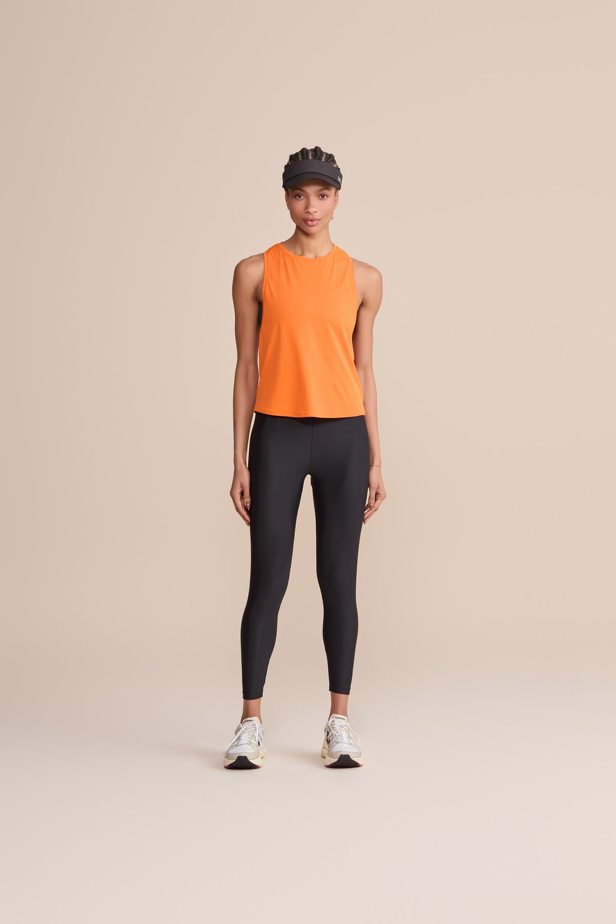 Long Cross Back Comfort Tank Top