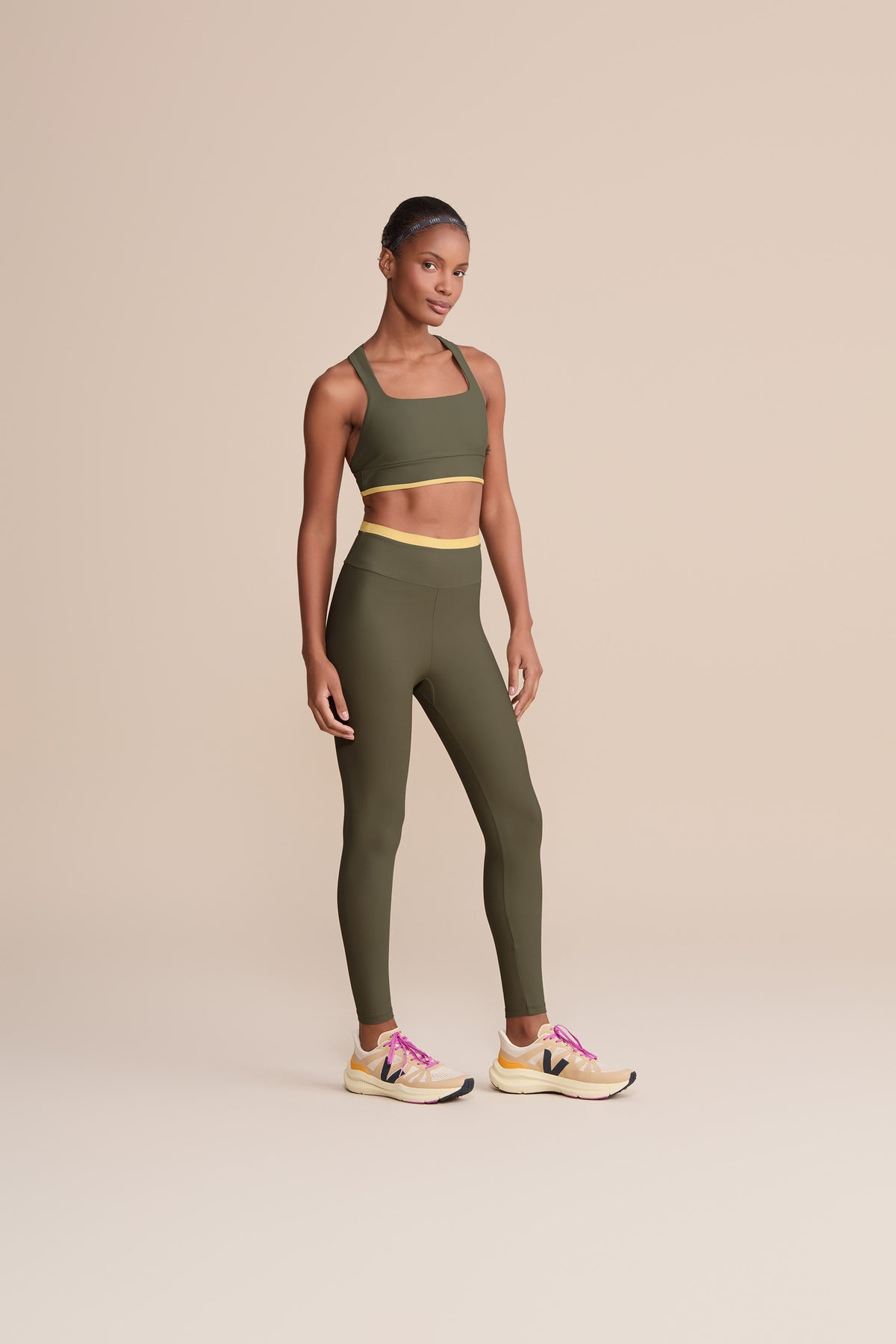 Neo Contrast Racerback Sports Bra