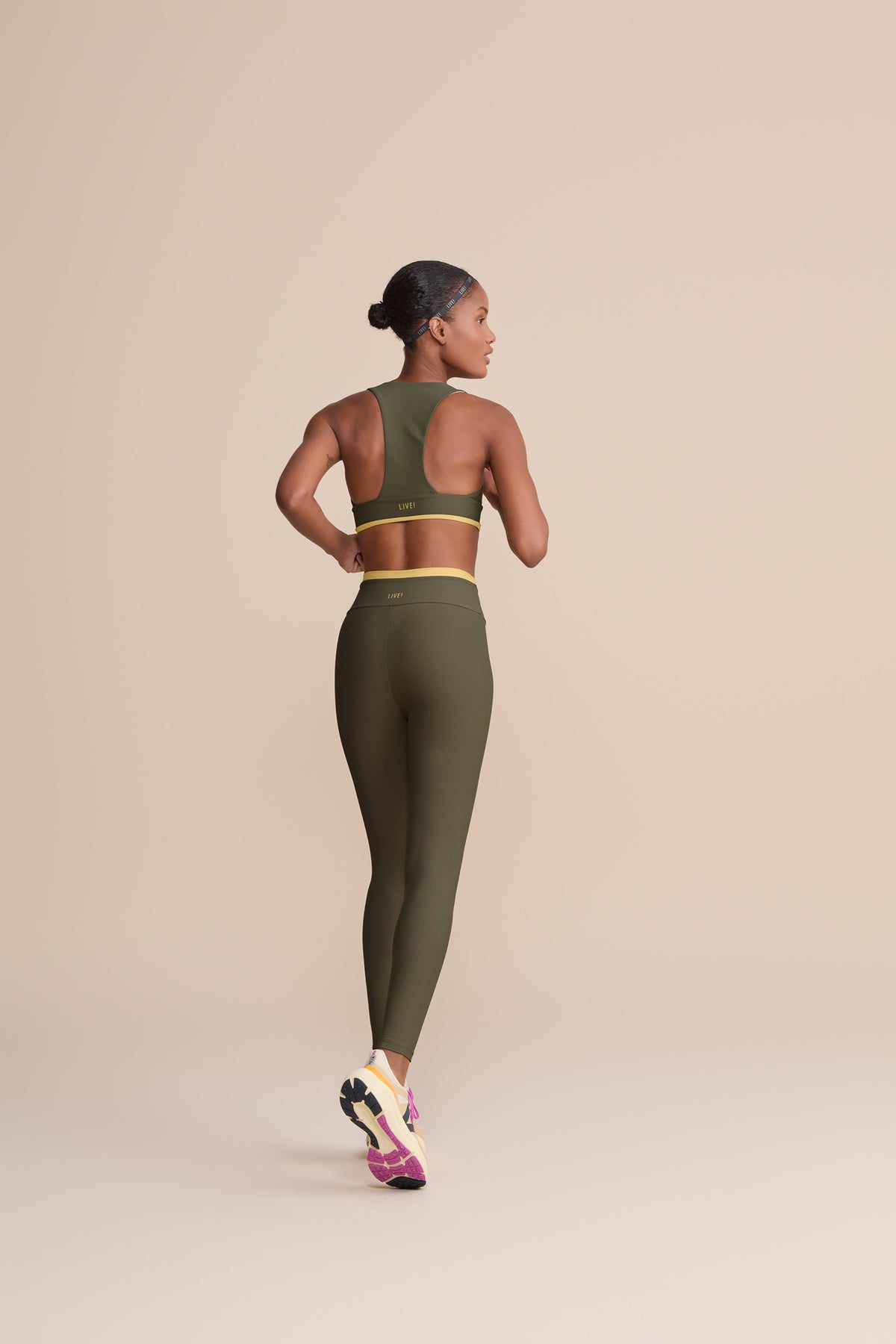 Neo Contrast Racerback Sports Bra