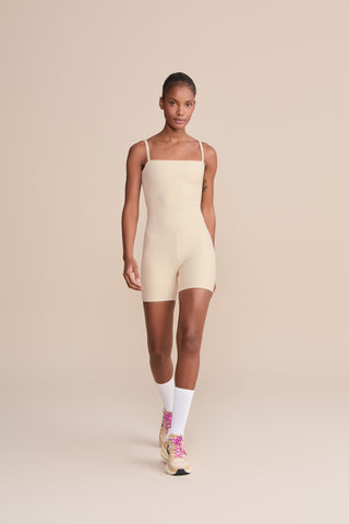Neoprene Fit Shorts Romper