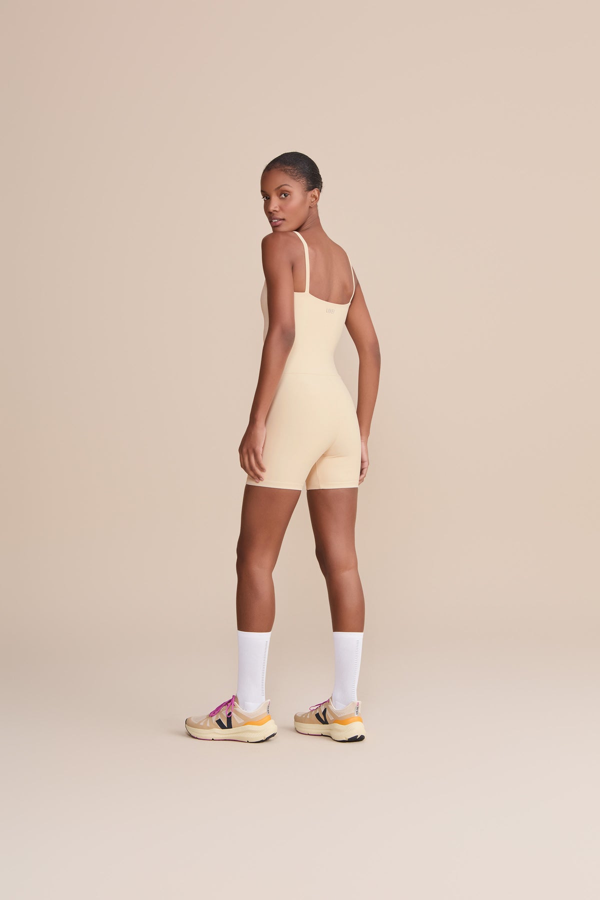 Neoprene Fit Shorts Romper
