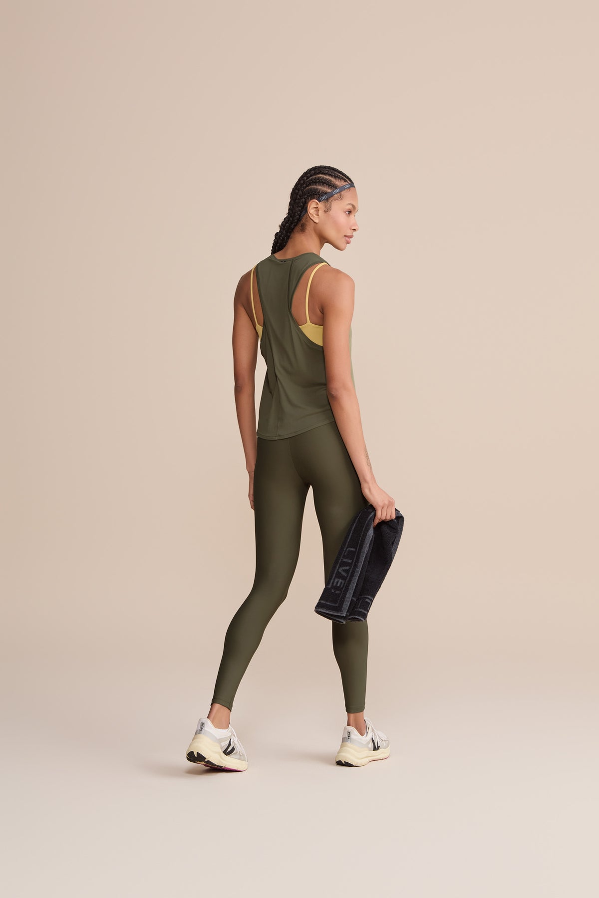 Long Cross Back Comfort Tank Top