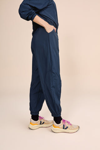 Nylon Net Filete Wide Pants