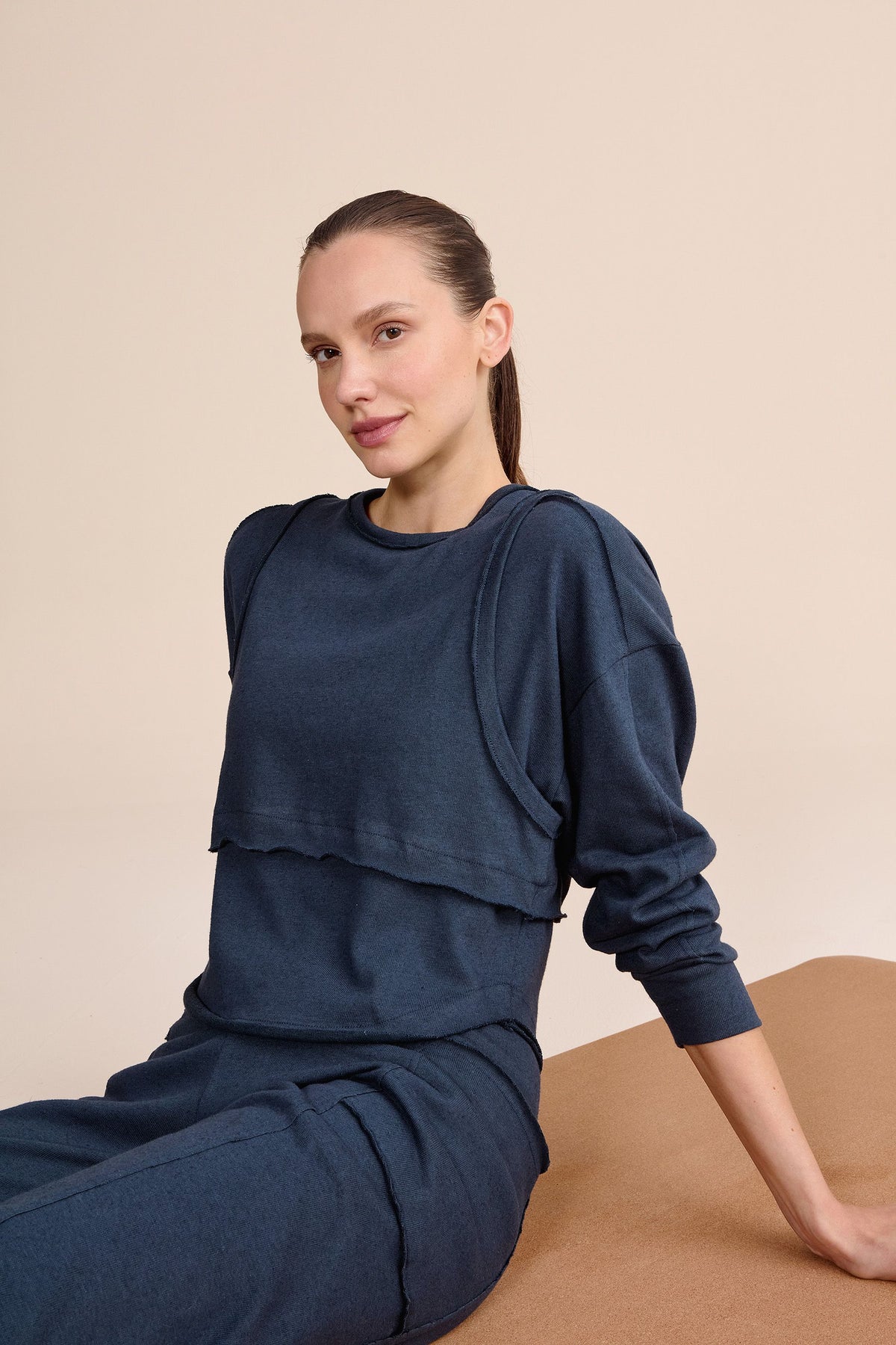 Slow Sweatshirt and Tank Top Set