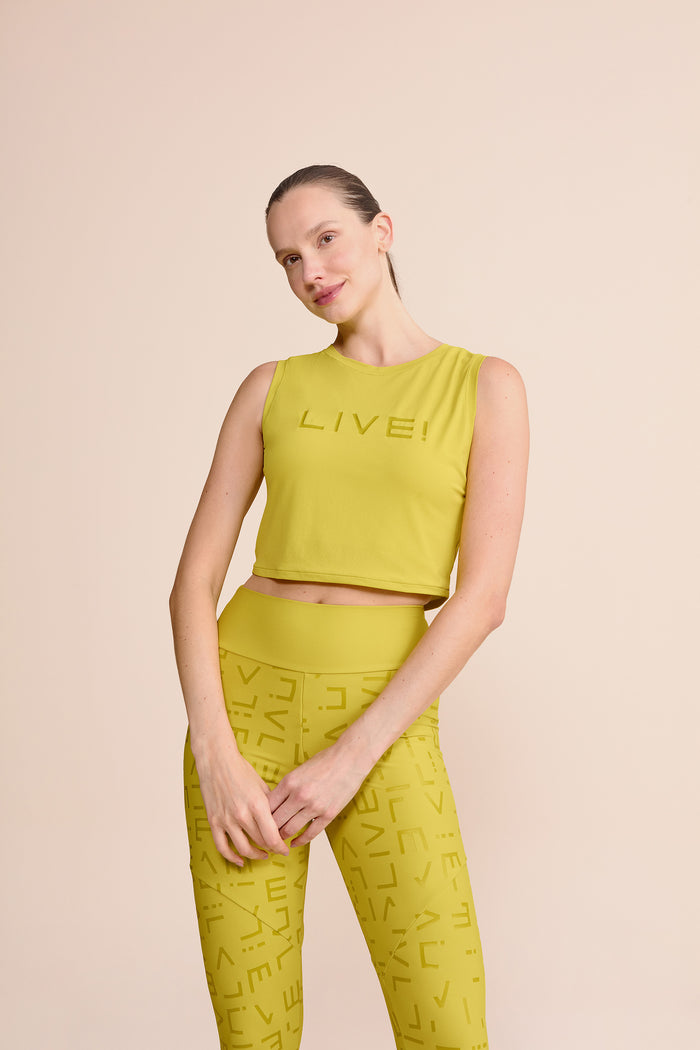 LIVE! Comfort Crop Tank Top