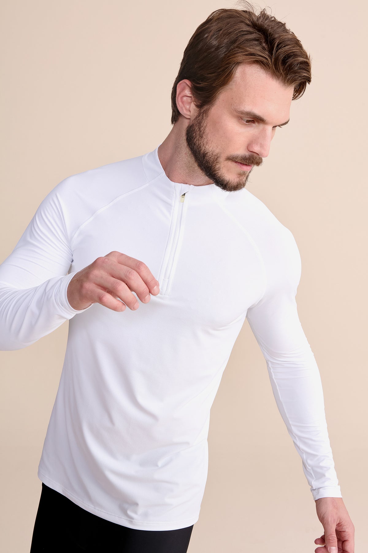 Harmony Long Sleeve Raglan Zip T-Shirt