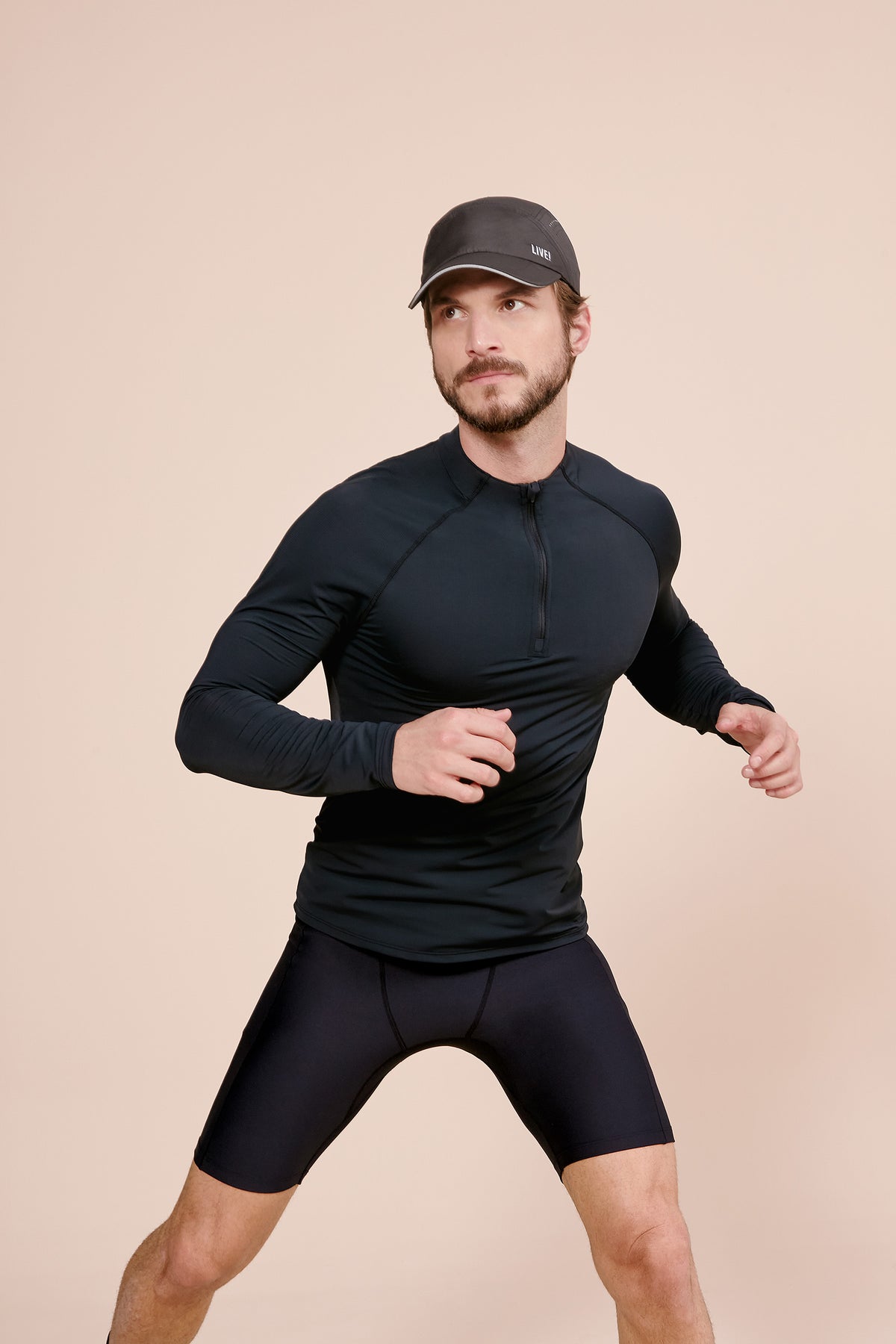Harmony Long Sleeve Raglan Zip T-Shirt
