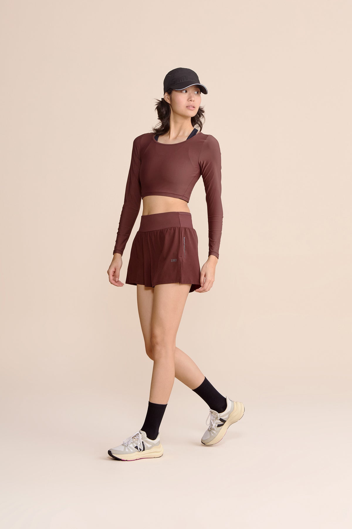 Harmony Crop Long-Sleeve Top