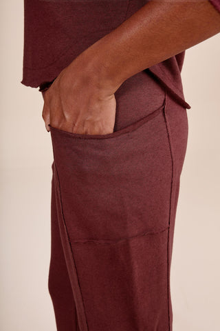 Slow Knit Straight-Leg Pants