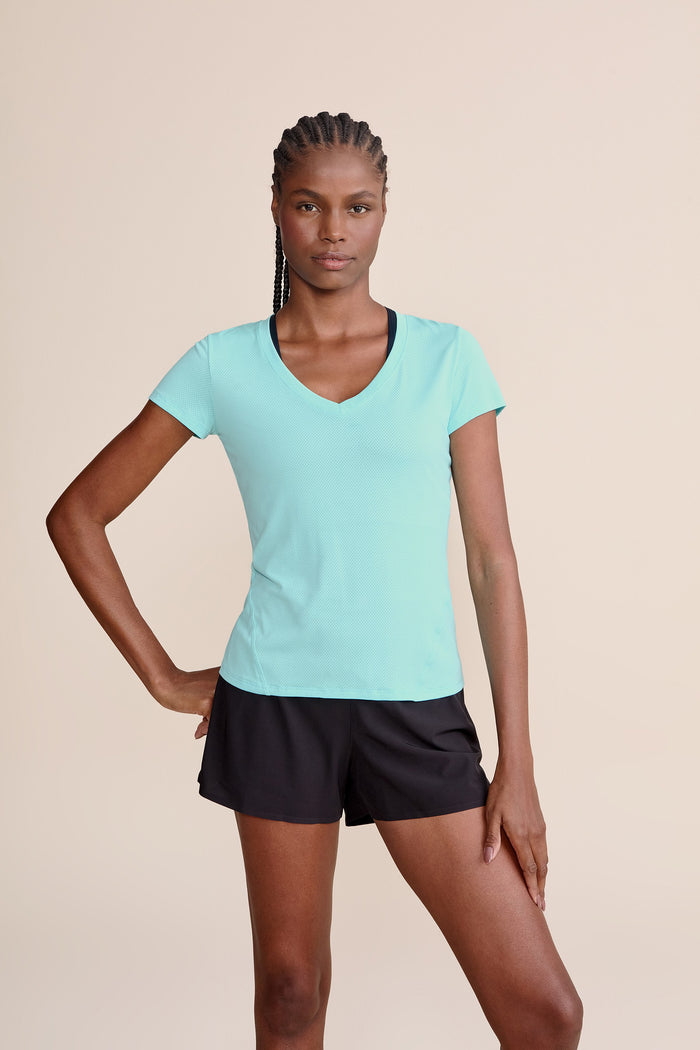 Action Side V-Neck T-Shirt