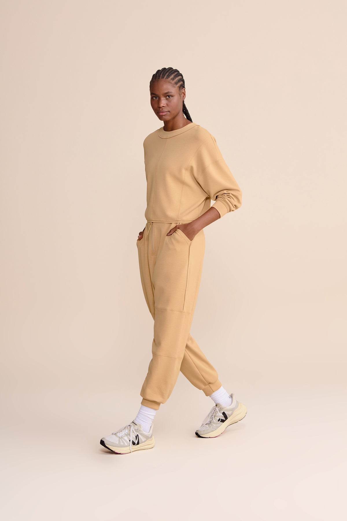 Posh Duo Zip-Back Sweatshirt