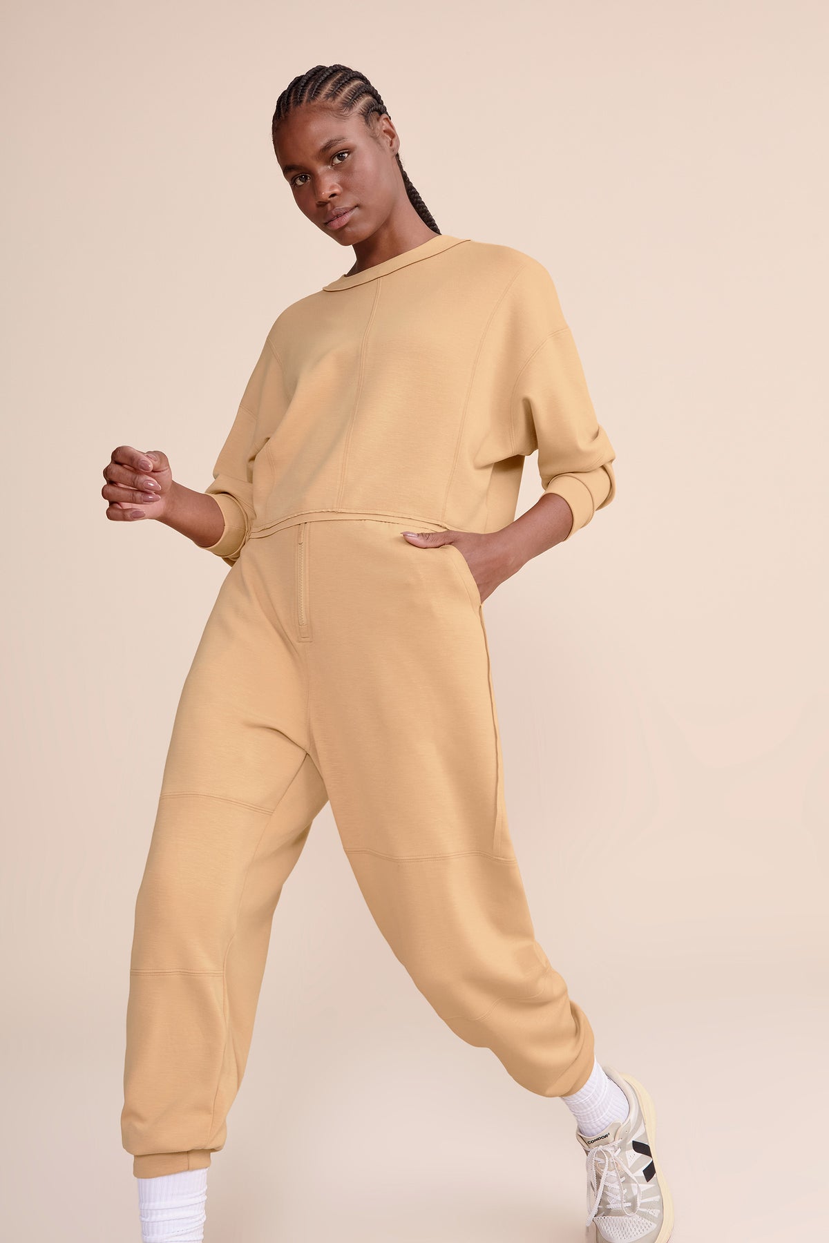 Posh Duo Zip-Back Sweatshirt