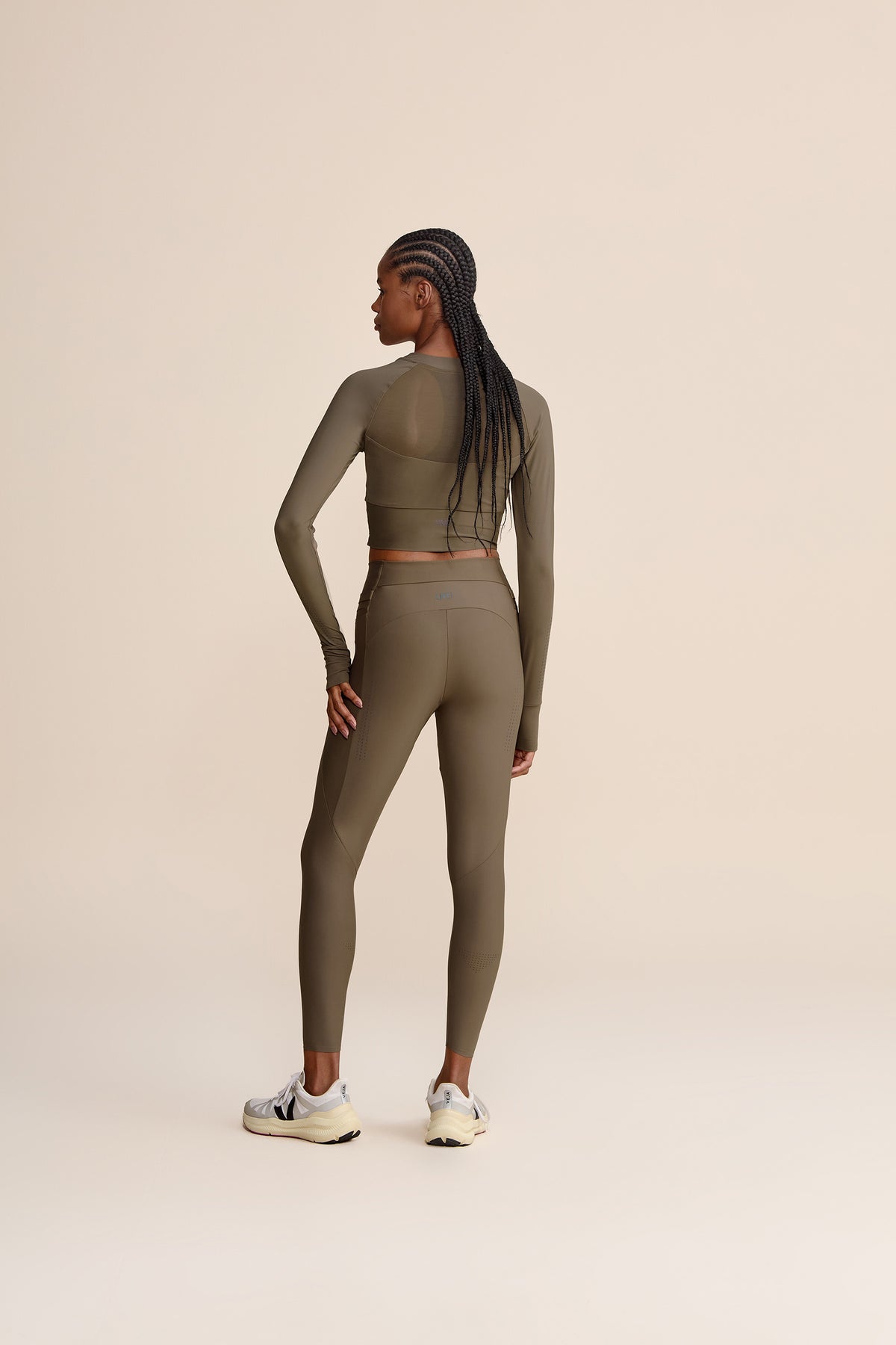 Race Pro® Tule Cropped Long Sleeve Top