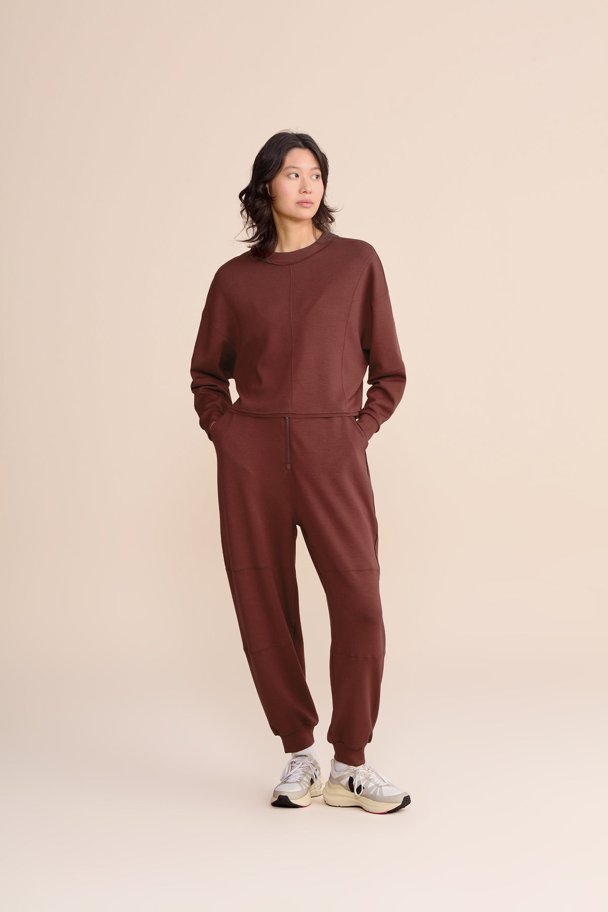 Posh Duo Zip-Back Sweatshirt