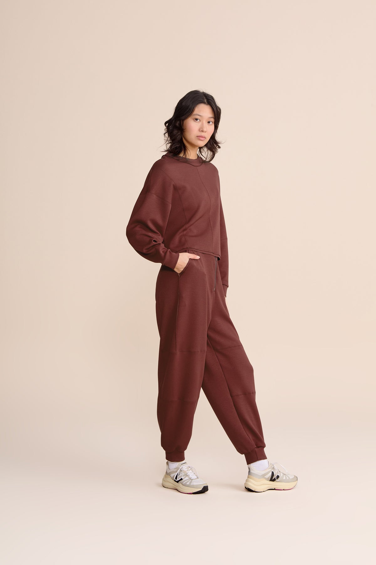 Posh Duo Zip-Back Sweatshirt