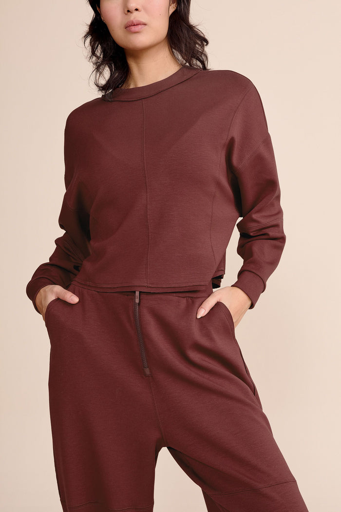 Posh Duo Zip-Back Sweatshirt