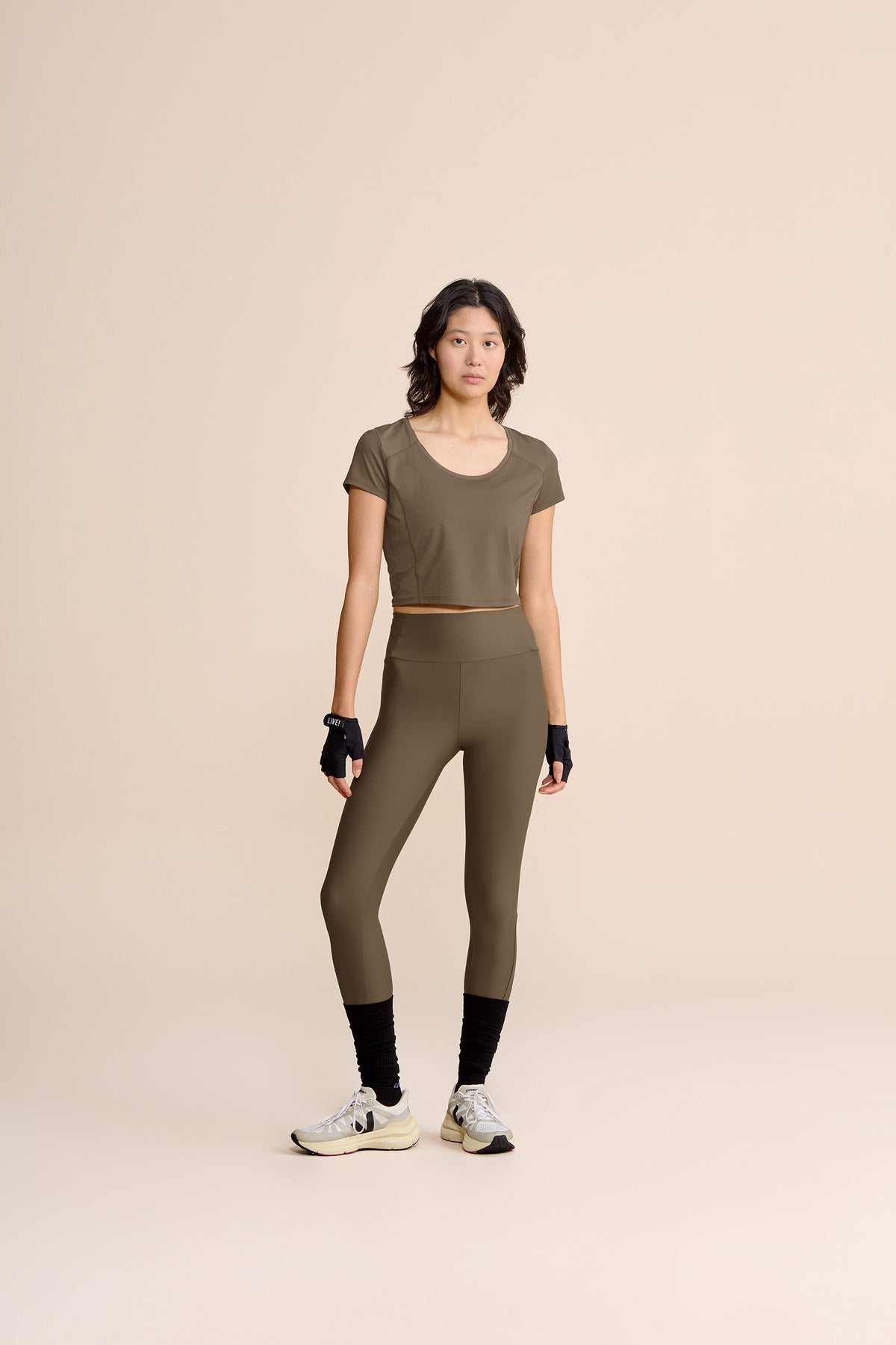 Laser Mix Cropped T-Shirt