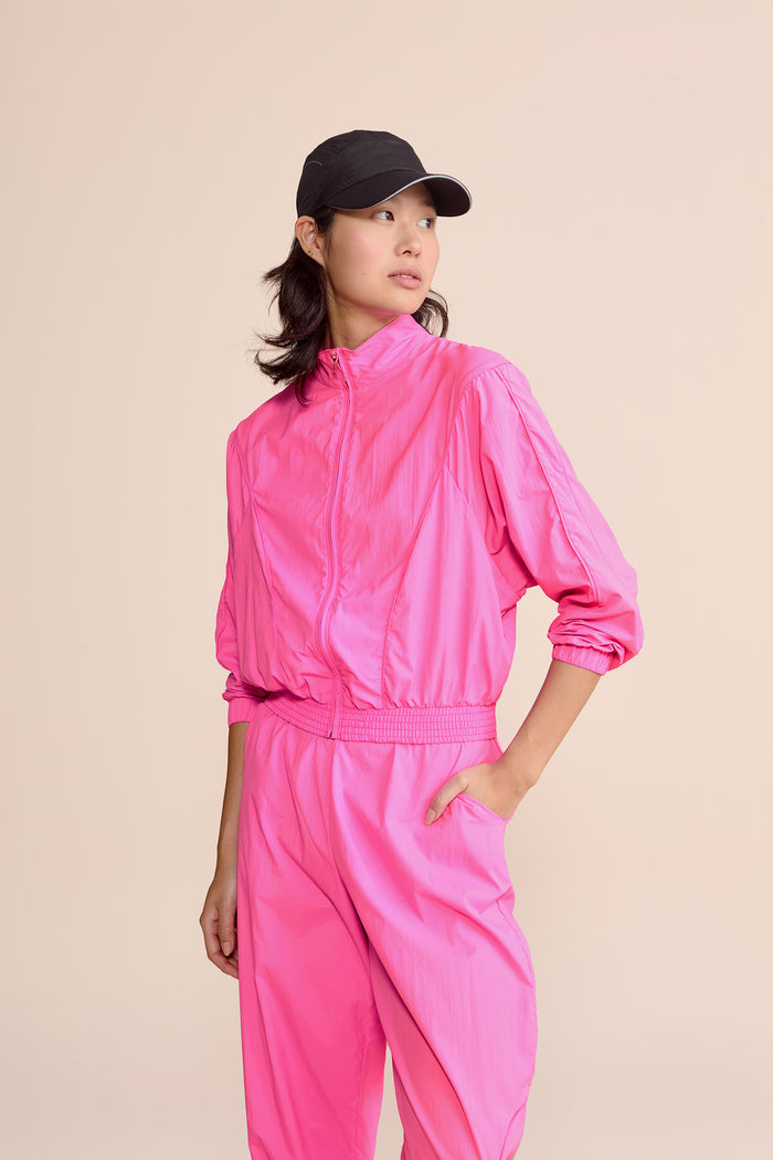 Nylon Net Filete Wide Jacket