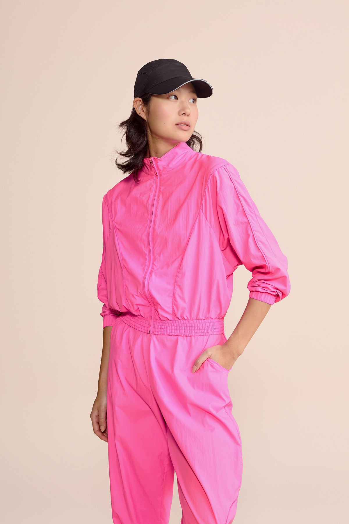Nylon Net Filete Wide Pants