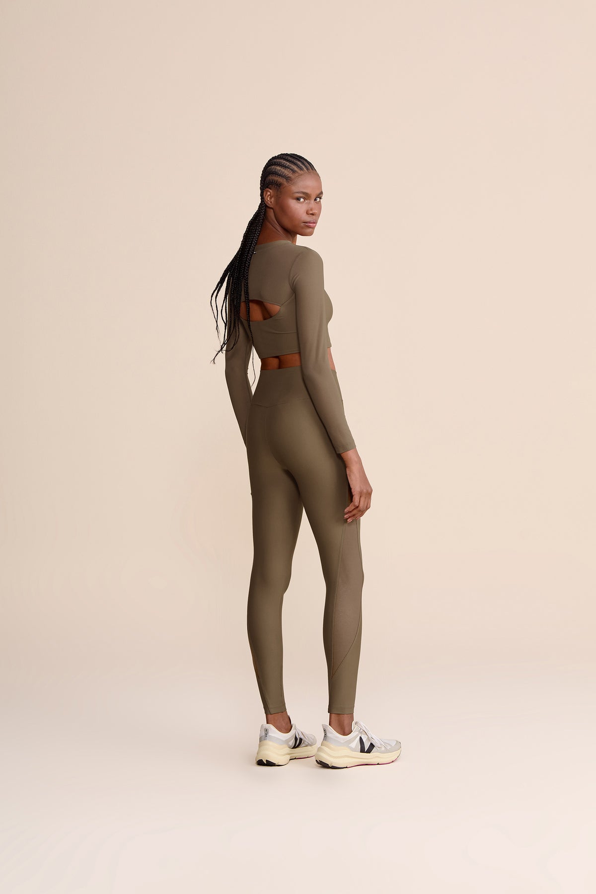 Tule Core Long-Sleeve Croppped Top