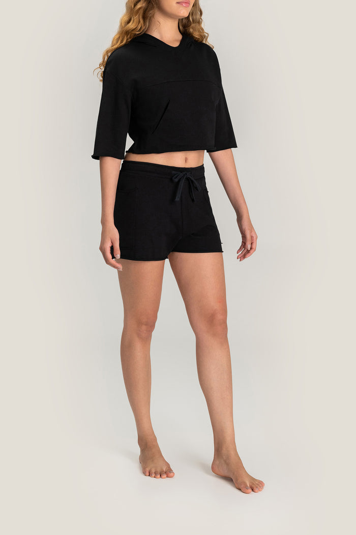 Eco Soft Cropped Maxi Blouse