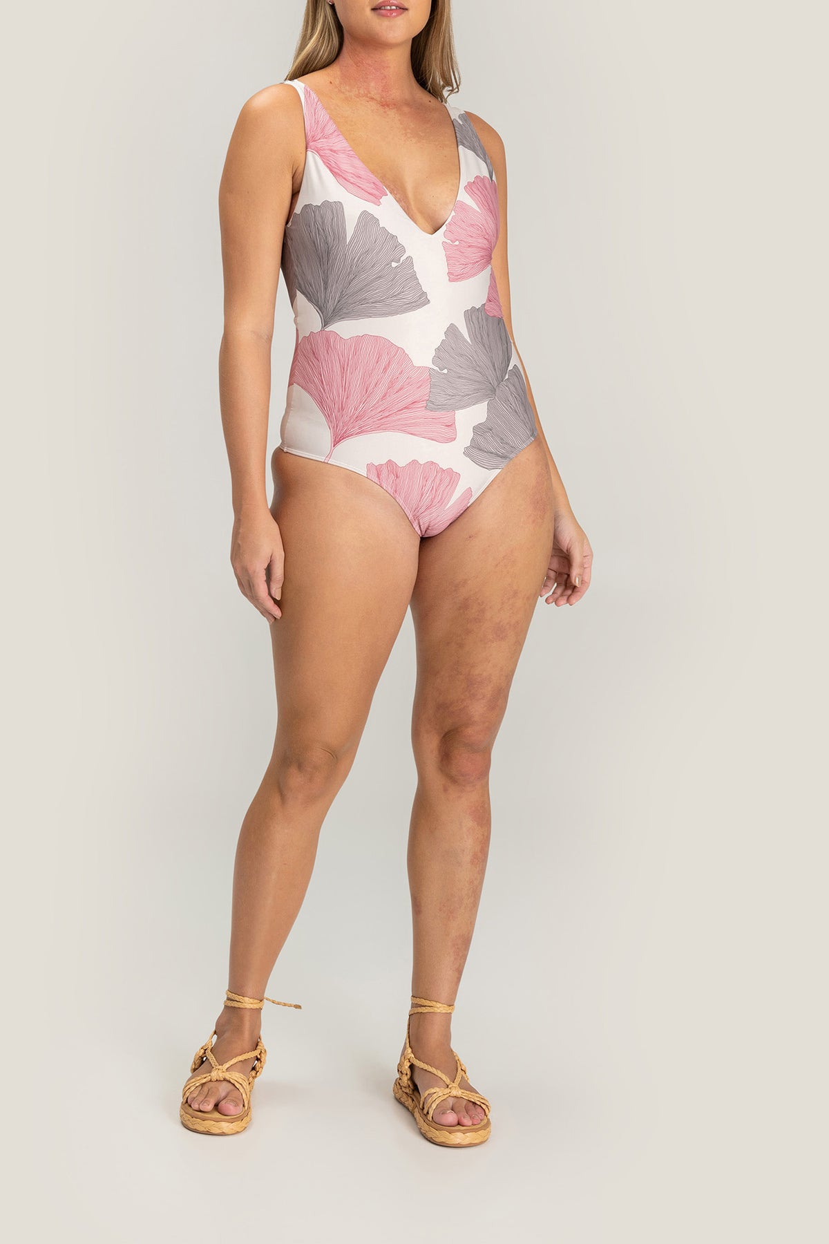 Boho Bloom Deep V One Piece