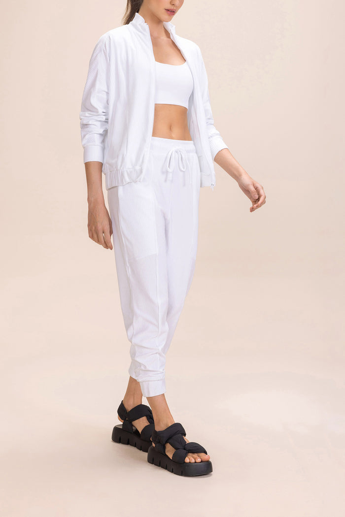 Rib Plush Pants