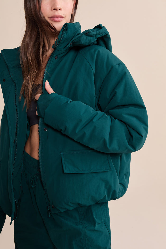 Fluffy Nylon Core Jacket