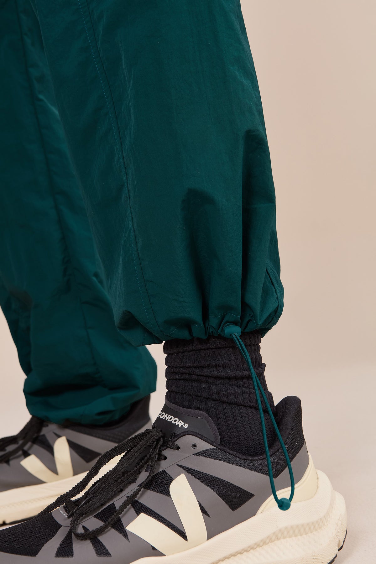 Fluffy Nylon Core Jogger Pants