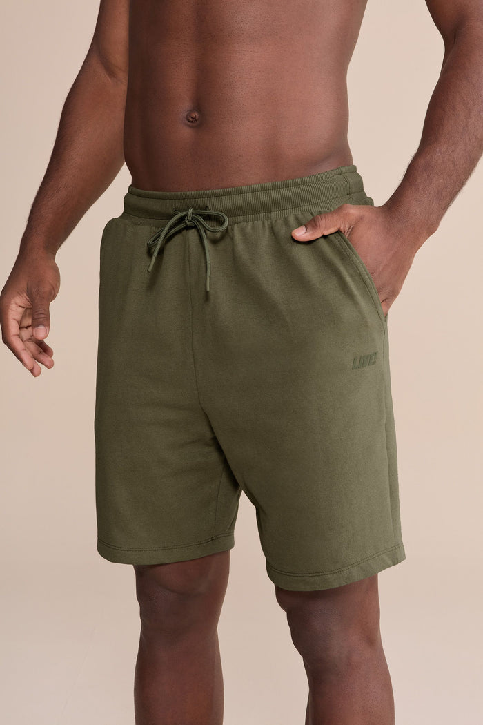 Men's Rino Stone Knit Long Shorts
