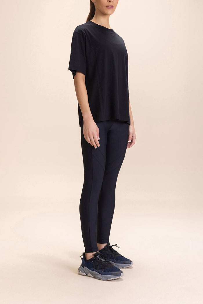 Pima Cotton Half-Knit T-Shirt