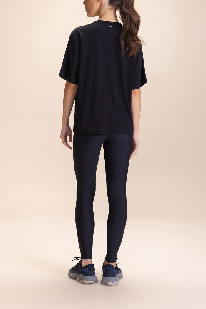 Pima Cotton Half-Knit T-Shirt