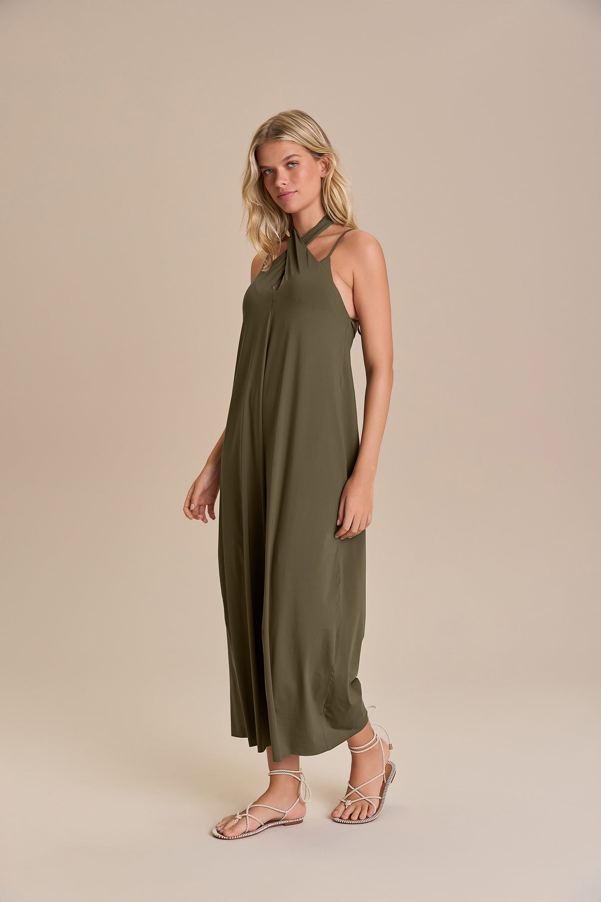 Wide One-Shoulder Jumpsuit