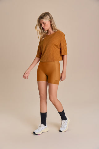 LIVE! Mesh Jacquard Top