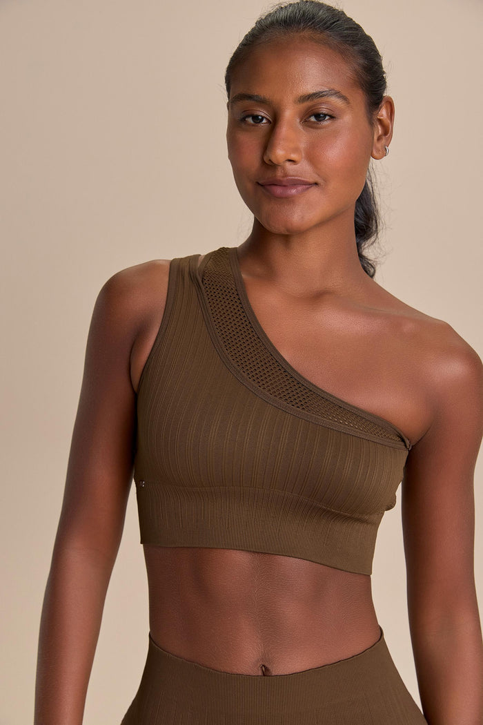 Seamless Pulse One-Shoulder Bra