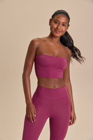 Jacquard Kick Strapless Top
